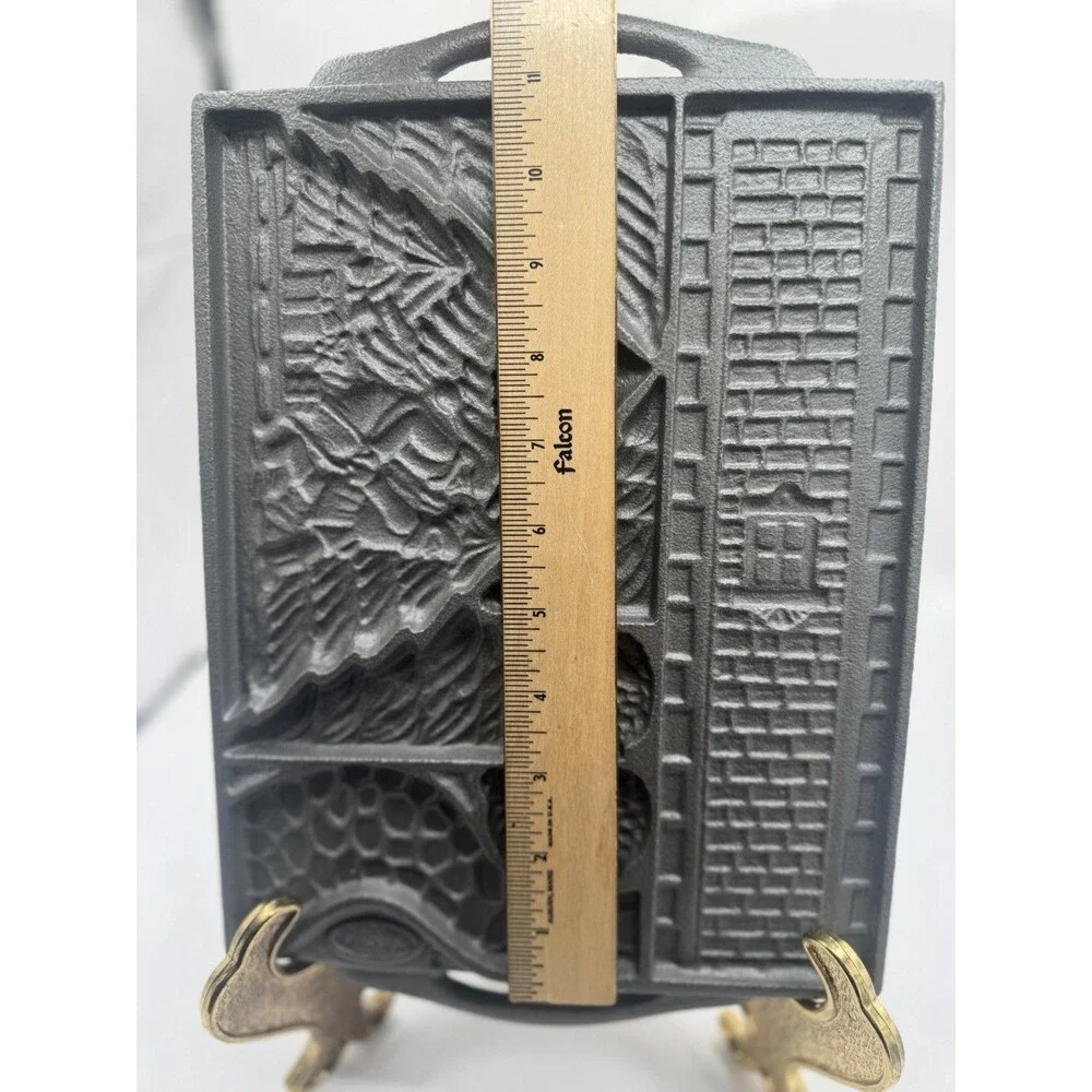 John Wright Gingerbread Accessories Clock Tower Cast Iron Mold Christmas